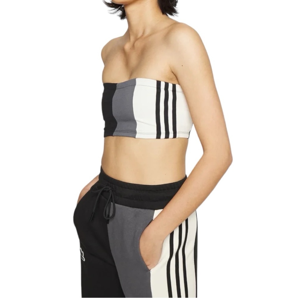 Adidas original tube top and shorts set NWT size small